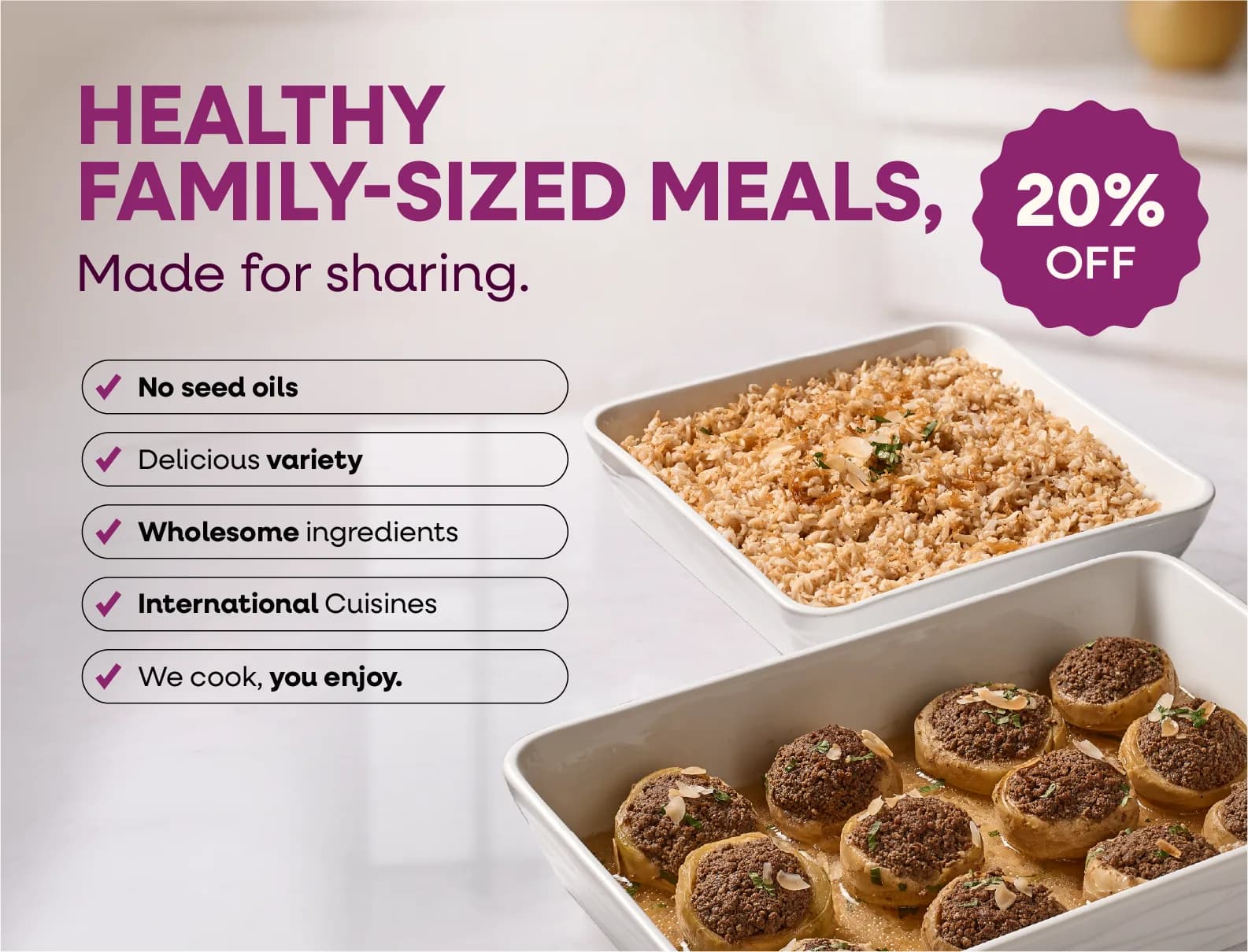 Healthy Sized Meals